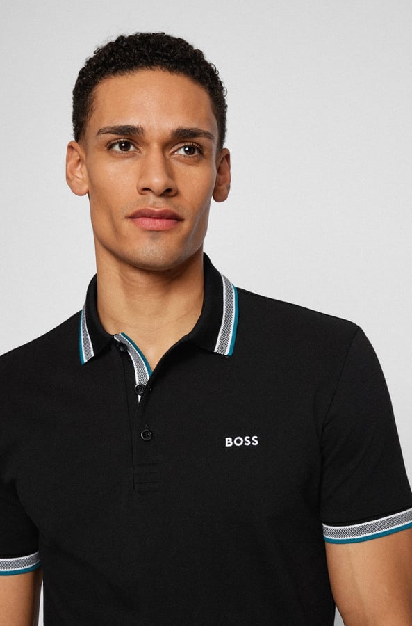 ΜΠΛΟΥΖΑ POLO BOSS - 002 ΜΑΥΡΟ